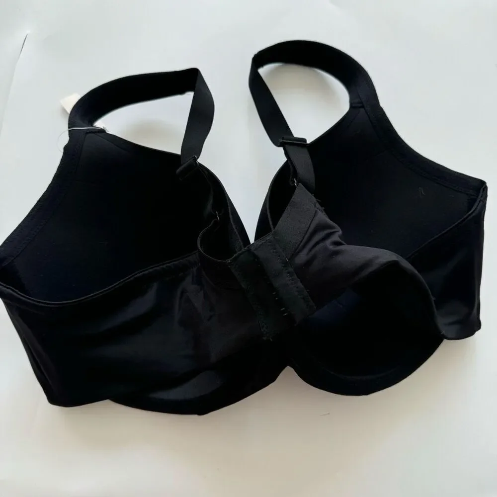NWT Soma 570266027 Maximum Support Smooth Balconette black underwire Bra 44D
